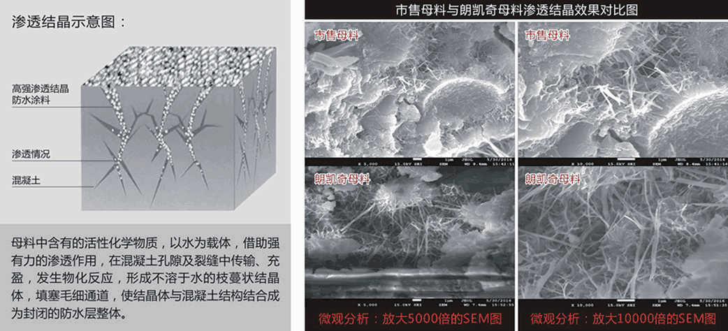 水泥基渗透结晶防水涂料,防水施工方案,家庭防水,渗漏水,建筑防水,刚性防水涂料,朗凯奇防水