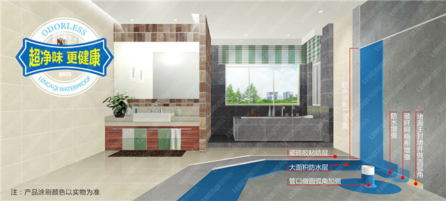 EZ610 净味金装刚韧型聚合物防水浆料2