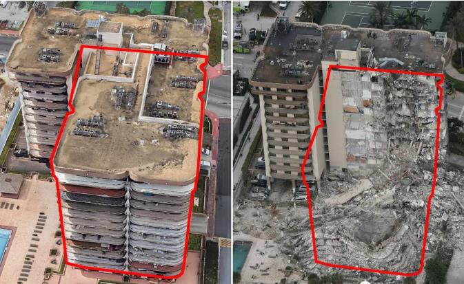 屋面漏水,防水涂料厂家,防水材料,水泥基渗透结晶防水涂料,朗凯奇,美国迈阿密公寓楼坍塌