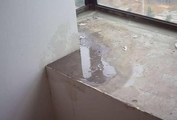 窗台渗水到内墙堵漏处理施工 防水堵漏,防水涂料厂家,防水材料