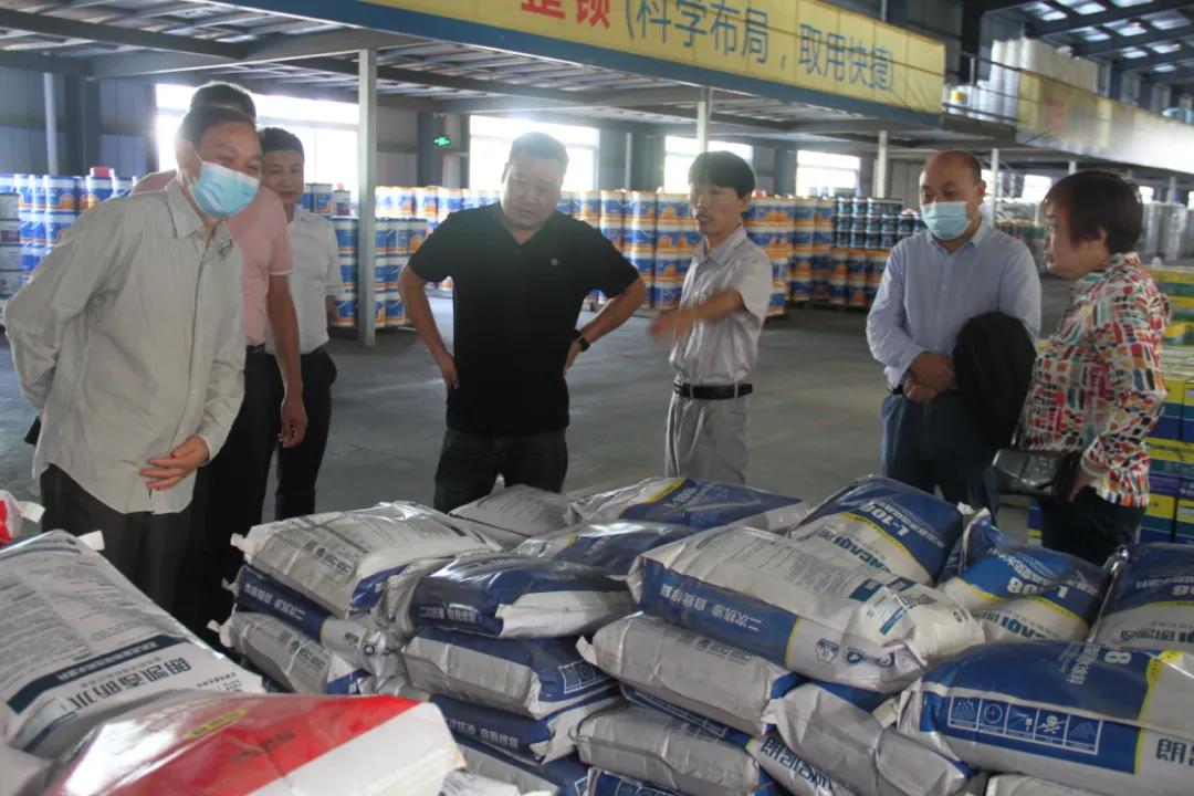 洛阳铭德房地产等一行领导到朗凯奇防水参观考察自愈合防水系统 朗凯奇防水,自愈合防水系统,参观考察,防水材料