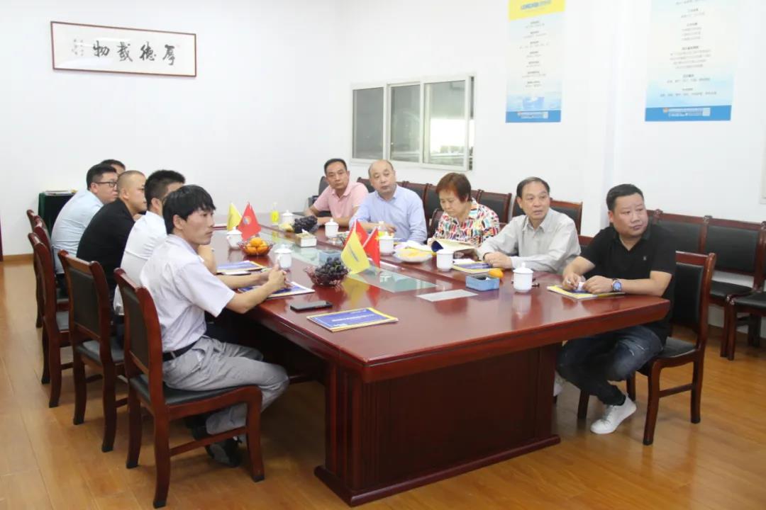 洛阳铭德房地产等一行领导到朗凯奇防水参观考察自愈合防水系统 朗凯奇防水,自愈合防水系统,参观考察,防水材料