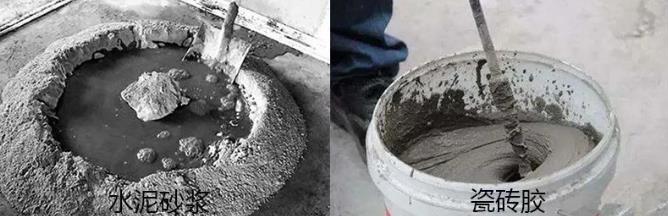 同样是贴砖,瓷砖胶与水泥砂浆的差别怎么这么大? 瓷砖胶,防水涂料厂家,防水材料,朗凯奇防水,水泥砂浆,贴砖