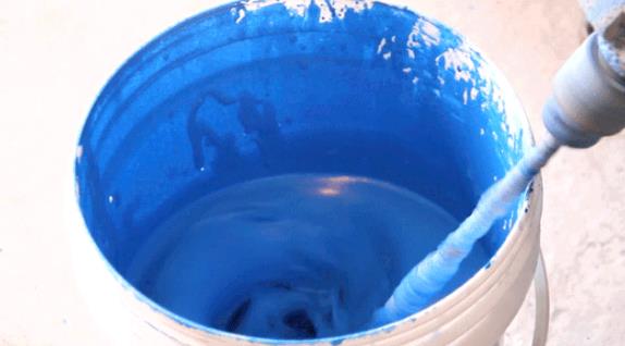 防水涂料该如何正确搅拌? 防水涂料,防水施工,防水材料,朗凯奇防水