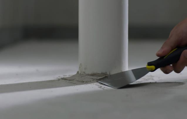 卫生间防水,地漏防水施工,朗凯奇防水材料,防水涂料厂家