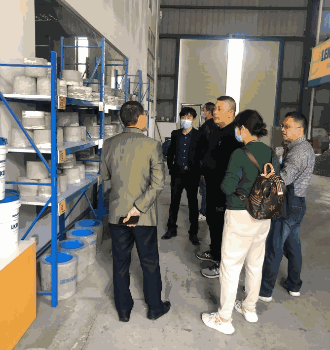 江苏神典建设工程有限公司王总一行莅临朗凯奇考察自愈合防水系统 朗凯奇防水,自愈合防水系统,防水堵漏,防水工程,防水涂料厂家,混凝土防水系统