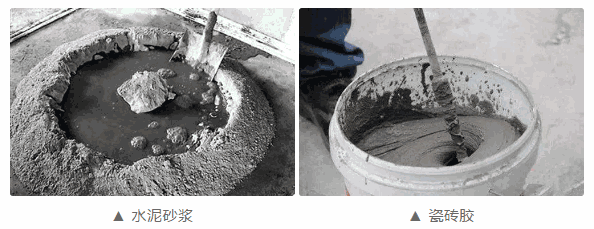 对比才知道差距!瓷砖胶VS水泥砂浆 瓷砖胶,瓷砖背胶,防水涂料厂家,防水材料,朗凯奇,聚合物防水涂料